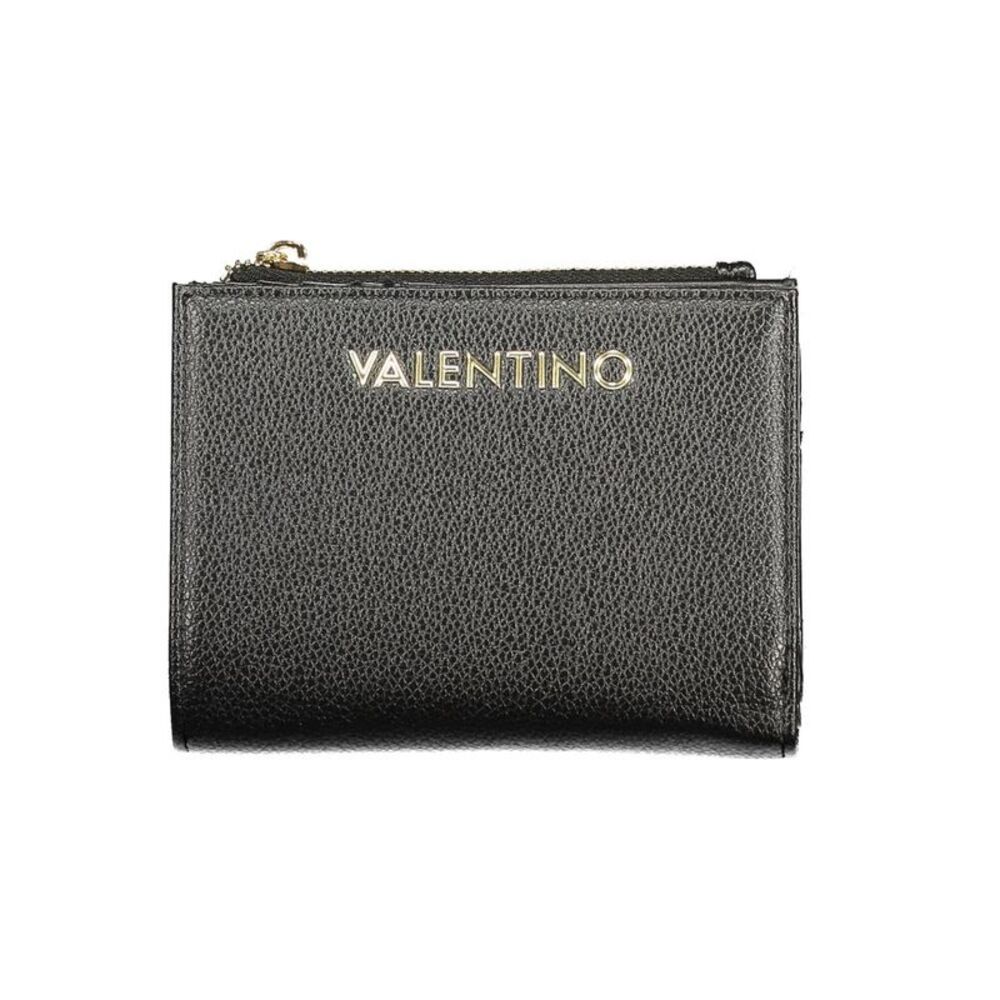 Mario Valentino Black Polyurethane Womens Wallet